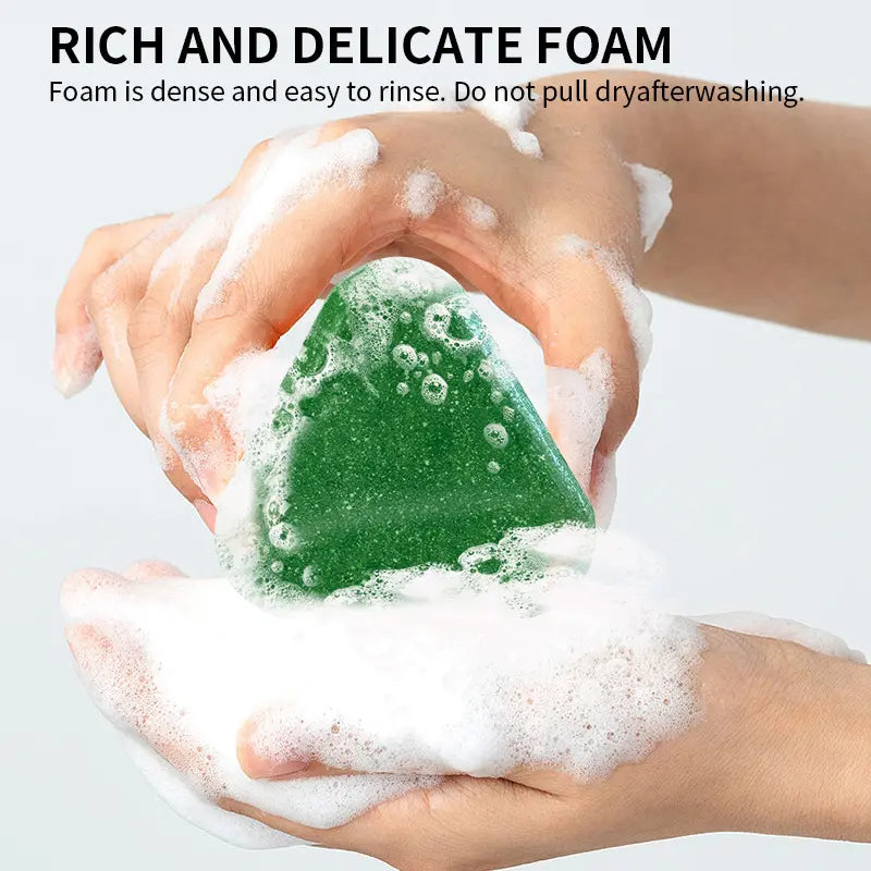 Nature Seven Green Shampoo Bar ā Hair Growth & Gray Hair Reversal with Ginseng & Rosemary